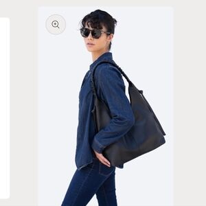 LAGGO BELLA BLACK SLOUCHY BAG